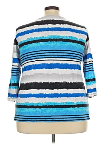Alfred Dunner 3/4 Sleeve T-Shirt (view 2)