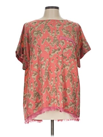 Umgee Short Sleeve Blouse (view 1)