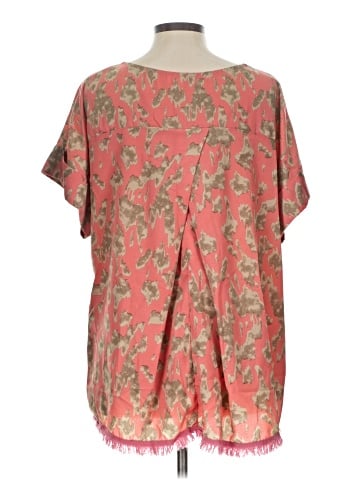 Umgee Short Sleeve Blouse (view 2)