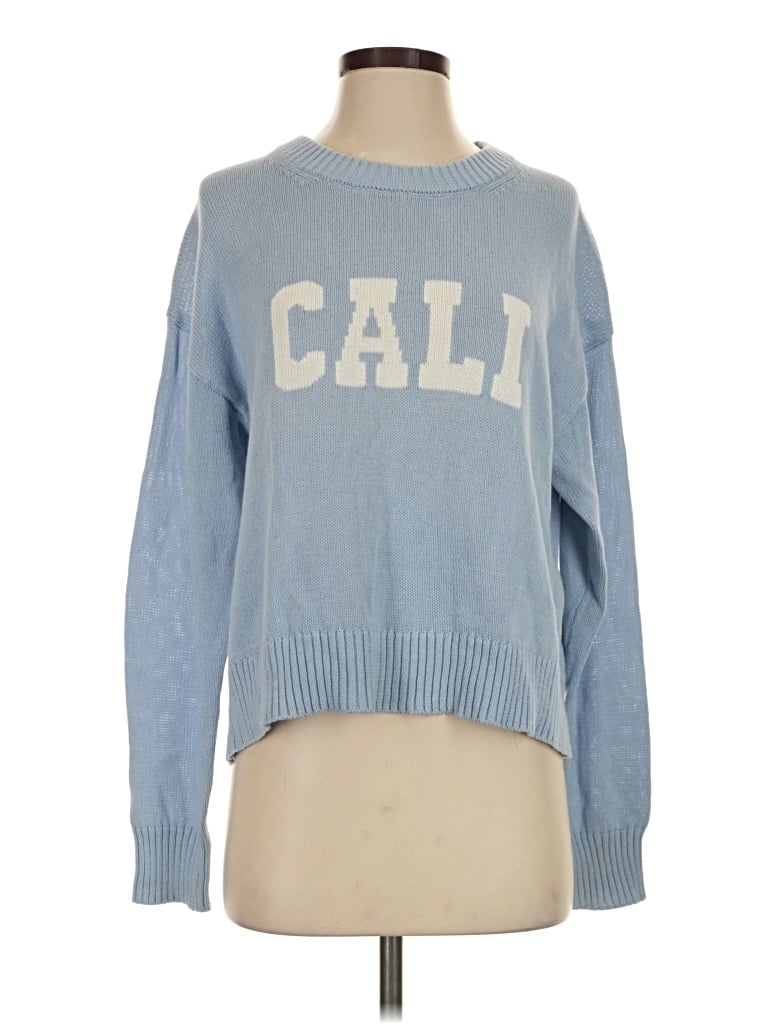 Pre-owned Z Supply Pullover Sweater In Blue