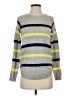 Le Suit 100% Acrylic Stripes Gray Pullover Sweater Size M - photo 1