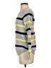 Le Suit 100% Acrylic Stripes Gray Pullover Sweater Size M - photo 5