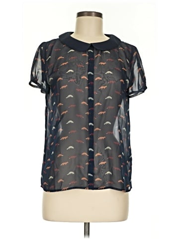 Vivienne Vivienne Tam Short Sleeve Blouse (view 1)