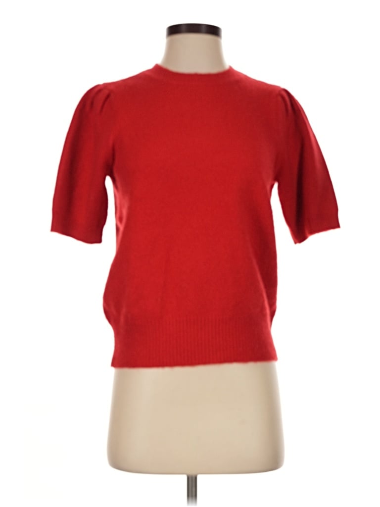 Pre-owned Ann Taylor Pullover Sweater In Red