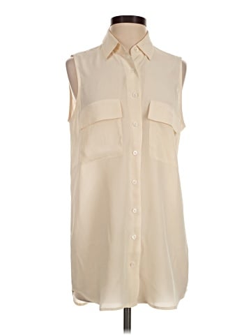 Equipment Sleeveless Button-Down Shirt (view 1)