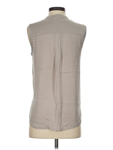 Vince. Sleeveless Silk Top (view 2)