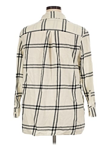 Faded Glory Long Sleeve Button-Down Shirt (view 2)