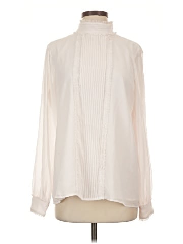 Karl Lagerfeld Paris Long Sleeve Blouse (view 1)