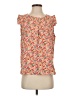 SM Wardrobe 100% Polyester Orange Sleeveless Blouse Size M - photo 1
