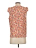SM Wardrobe 100% Polyester Orange Sleeveless Blouse Size M - photo 2