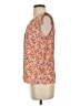 SM Wardrobe 100% Polyester Orange Sleeveless Blouse Size M - photo 5
