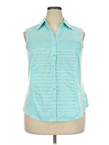 Zac & Rachel Sleeveless Button-Down Shirt (view 1)