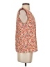 SM Wardrobe 100% Polyester Orange Sleeveless Blouse Size M - photo 4
