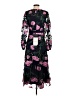 JS Collections 100% Polyester Floral Black Cocktail Dress Size 4 - photo 2