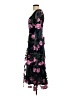 JS Collections 100% Polyester Floral Black Cocktail Dress Size 4 - photo 5