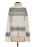 Nicole Miller Artelier Argyle Gray Pullover Sweater Size S - photo 1