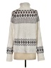 Nicole Miller Artelier Argyle Gray Pullover Sweater Size S - photo 2