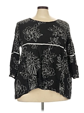 Suzanne Betro 3/4 Sleeve Blouse (view 1)