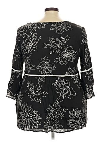 Suzanne Betro 3/4 Sleeve Blouse (view 2)