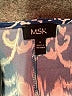 MSK Print Blue Casual Dress Size L - photo 4