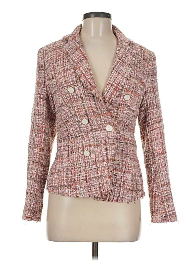 Pre-owned Ecru Blazer Jacket In Pink