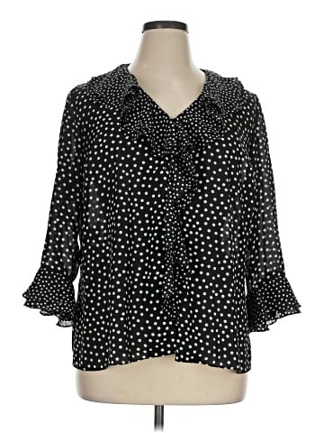 Jones New York Signature 3/4 Sleeve Blouse (view 1)