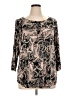 EMALINE Black 3/4 Sleeve Blouse Size 1X - photo 1