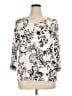 Susan Graver Ivory 3/4 Sleeve Blouse Size XL - photo 1