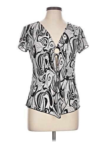 Christopher & Banks Short Sleeve Blouse (view 1)