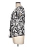 Christopher & Banks Silver Short Sleeve Blouse Size L - photo 5