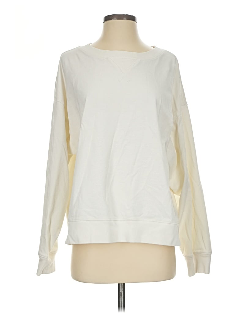 Pre-owned Tna Long Sleeve T-shirt In Ivory