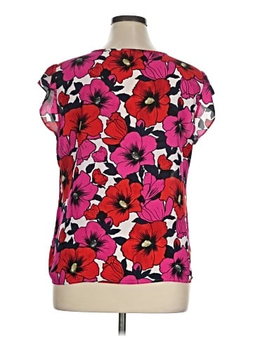 Ann Taylor Factory Short Sleeve Blouse (view 2)
