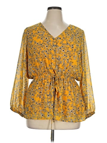 Lane Bryant 3/4 Sleeve Blouse (view 1)