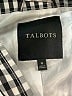 Talbots 100% Polyester Checkered-gingham Silver Gray Coat Size 18 - photo 6