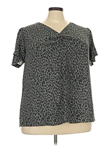 Ann Taylor LOFT Short Sleeve Blouse (view 1)