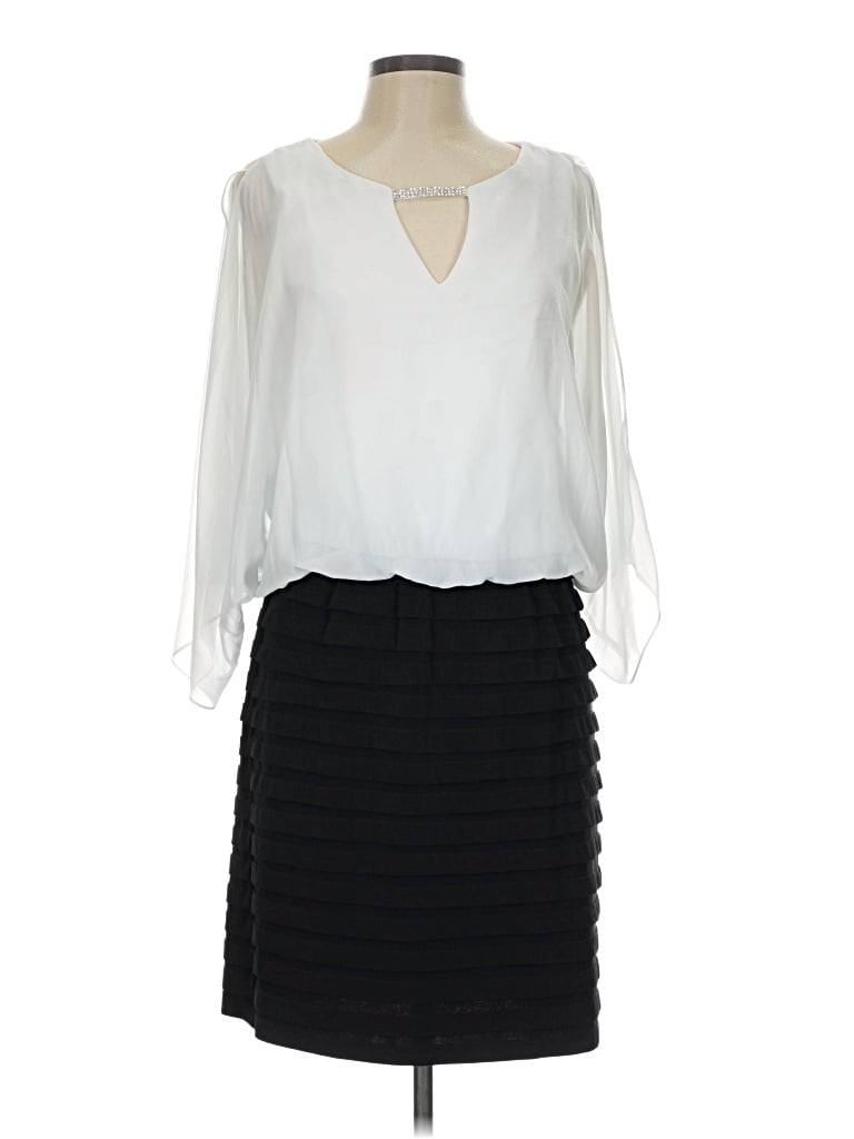 Pre-owned Msk Cocktail Dress In White