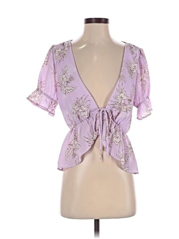 Lulus Short Sleeve Blouse (view 1)