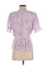 Lulus 100% Polyester Pink Short Sleeve Blouse Size M - photo 2