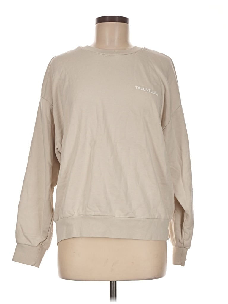 Pre-owned Talentless Sweatshirt In Tan