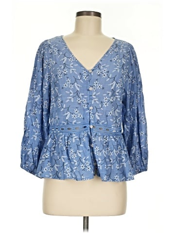 Cato 3/4 Sleeve Blouse (view 1)