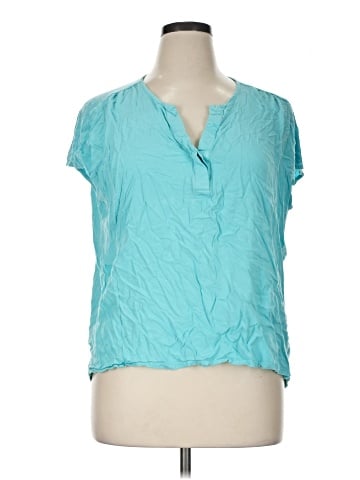 Nine West Short Sleeve Henley (view 1)
