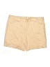 IZOD Polka Dots Yellow Shorts Size 16 - photo 1
