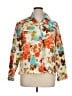 Coldwater Creek Floral White Jacket Size 1X - photo 1
