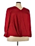 Vince Camuto 100% Polyester Red Long Sleeve Blouse Size 3X - photo 1
