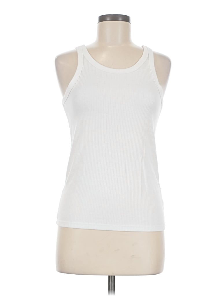 Pre-owned Gap Tank Top White Halter Neckline Tops