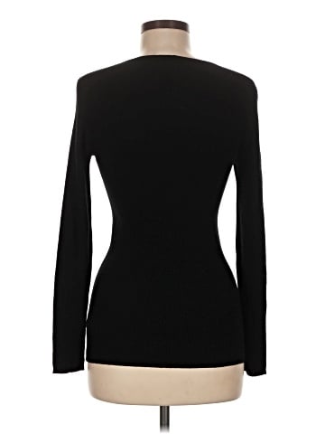 Black Saks Fifth Avenue Pullover Sweater (view 2)