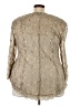 R&M Richards Metallic Floral Gold Blazer Size 22 - photo 2