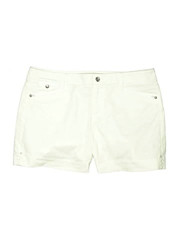 White House Black Market Khaki Shorts (view 1)