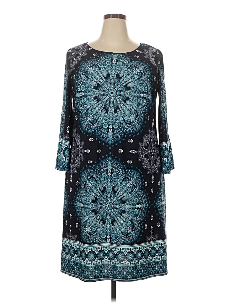 Pre-owned Luxology Casual Dress In Teal
