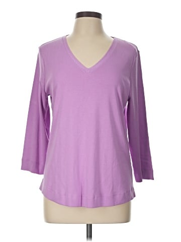 Chico's 3/4 Sleeve T-Shirt (view 1)